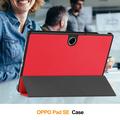 OnePlus Pad Lite Tri-Fold Series Smart Folio-etui - rød
