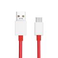 OnePlus SuperVOOC USB-A / Type-C-kabel - 10A, 1.5m - rød