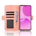 OnePlus Turbo 6X/Nord CE6 Lite/Realme P4x Kortholder Lommebokveske - Rosa