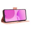 OnePlus Turbo 6X/Nord CE6 Lite/Realme P4x Kortholder Lommebokveske - Rosa
