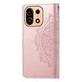 OnePlus Turbo 6X Pro Mandala Lommebok-deksel med håndleddsstropp - rosa