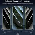 OnePlus Turbo 6X Pro Privacy Full Cover Beskyttelsesglass - Svart Kant