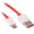 OnePlus USB Type-C kabel til synkronisering og lading - 1M