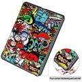 Oppo Pad 2 Tri-Fold Series Smart Folio-etui - Graffiti