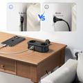 Orico AP3 5-i-1 20W stikkontaktblokk - 2x vekselstrøm, 2x USB-A, USB-C PD - svart