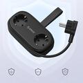 Orico AP3 5-i-1 20W stikkontaktblokk - 2x vekselstrøm, 2x USB-A, USB-C PD - svart