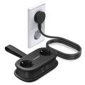 Orico AP3 6-i-1 strømstikkontakt med 65W - 2x vekselstrøm, 2x USB-A, 2x USB-C PD