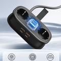 Orico AP3 6-i-1 strømstikkontakt med 65W - 2x vekselstrøm, 2x USB-A, 2x USB-C PD - svart