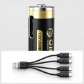 Orico Ener-G EG7C oppladbare AAA-batterier med USB-C-ladekabel