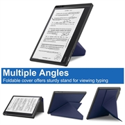 Kobo Elipsa 2E Origami Stand Folio-etui - Mørkeblå