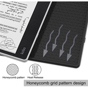 Kobo Elipsa 2E Origami Stand Folio-etui - Mørkeblå
