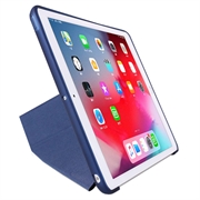 iPad 10.2 2019/2020/2021 Origami Stand Folio-etui - Mørkeblå