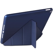 iPad 10.2 2019/2020/2021 Origami Stand Folio-etui - Mørkeblå