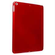 iPad 10.2 2019/2020/2021 Origami Stand Folio-etui - Rød