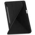 Origami Stand Samsung Galaxy Tab S7+/S8+ Folio-etui - Svart