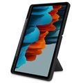 Origami Stand Samsung Galaxy Tab S7+/S8+ Folio-etui - Svart