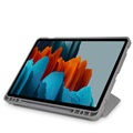 Origami Stand Samsung Galaxy Tab S7+/S8+ Folio-etui - Grå