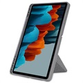 Origami Stand Samsung Galaxy Tab S7+/S8+ Folio-etui - Grå