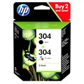 HP 304 Multipack Blekkpatron 3JB05AE - 4 Farger