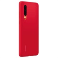 Car Case Huawei P30 Silikondeksel 51992848 - Rød