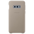 Samsung Galaxy S10e Lær Deksel EF-VG970LJEGWW - Grå
