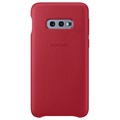 Samsung Galaxy S10e Lær Deksel EF-VG970LREGWW - Rød