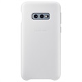 Samsung Galaxy S10e Lær Deksel EF-VG970LWEGWW - Hvit