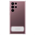 Samsung Galaxy S22 Ultra 5G Clear Standing Deksel EF-JS908CTEGWW - Gjennomsiktig