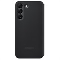 Samsung Galaxy S22+ 5G Smart Clear View Deksel EF-ZS906CBEGEE (Åpen Emballasje - Bulk Tilfredsstillende) - Svart