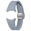 Samsung Galaxy Watch4/Watch5/Watch6 D-Buckle Hybrid Eco-Leather Reim ET-SHR93SLEGEU - S/M - Blå