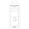 Samsung Galaxy Z Flip4 Clear Deksel med Ring EF-OF721CTEGWW - Gjennomsiktig