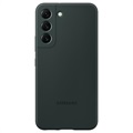 Samsung Galaxy S22 5G Silikondeksel EF-PS901TGEGWW - Skoggrønn