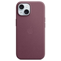 iPhone 15 Apple Deksel i Finvev med MagSafe MT3E3ZM/A - Morbær