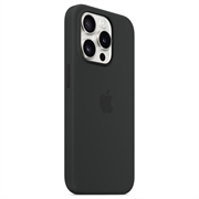 iPhone 15 Pro Apple Silikonskal med MagSafe MT1A3ZM/A - Svart