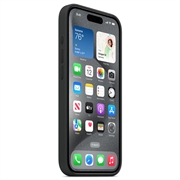 iPhone 15 Pro Apple Silikonskal med MagSafe MT1A3ZM/A - Svart