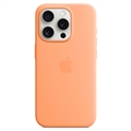 iPhone 15 Pro Max Apple Silikonskal med MagSafe MT1W3ZM/A - Appelsinsorbet