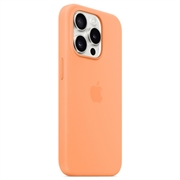 iPhone 15 Pro Max Apple Silikonskal med MagSafe MT1W3ZM/A - Appelsinsorbet
