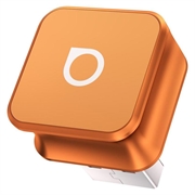 Ottocast CP88-T Mini Cube trådløs CarPlay- og Android Auto-adapter - oransje