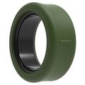 Oura Ring 5, Samsung Galaxy Ring Anti-riper silikonetui - Størrelse: 12/13 - Svartgrønn