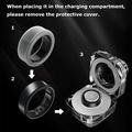 Oura Ring 5, Samsung Galaxy Ring Anti-riper silikonetui - Størrelse: 12/13 - Lilla