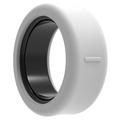 Oura Ring 5, Samsung Galaxy Ring Anti-riper silikonetui - Størrelse: 12/13 - Hvit