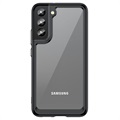 Outer Space-Serien Samsung Galaxy S22+ 5G Hybrid-deksel - Svart