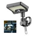 P114 Solcelledrevet bevegelsessensorlampe med 92 LED-dioder og stroppfeste - 500lm - hvitt lys