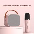 P2 Karaoke Bluetooth-Høyttaler for Barn med 2 Mikrofoner - Rosa