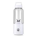 500ml bærbar blender / oppladbar juicebeger - hvit