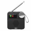 P2D bærbar DAB+-radio med Bluetooth 5.0 - 1.47" - svart