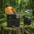 P2D bærbar DAB+-radio med Bluetooth 5.0 - 1.47" - svart