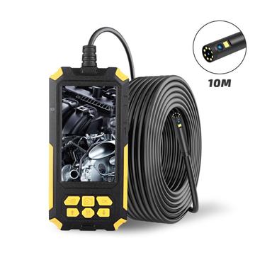 P50 10m Dual Lens Industrial Endoscope 8mm 2MP HD 1080P Display Borescope Inspeksjonskamera med dobbel linse 8 mm