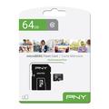 PNY Performance Plus microSDXC-minnekort P-SDU64G10PPL-GE