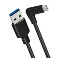 PQ102 Høyhastighets USB-C-kabel for PC-VR til Meta Quest 2/3/3S - 1.5m/10Gbps - svart